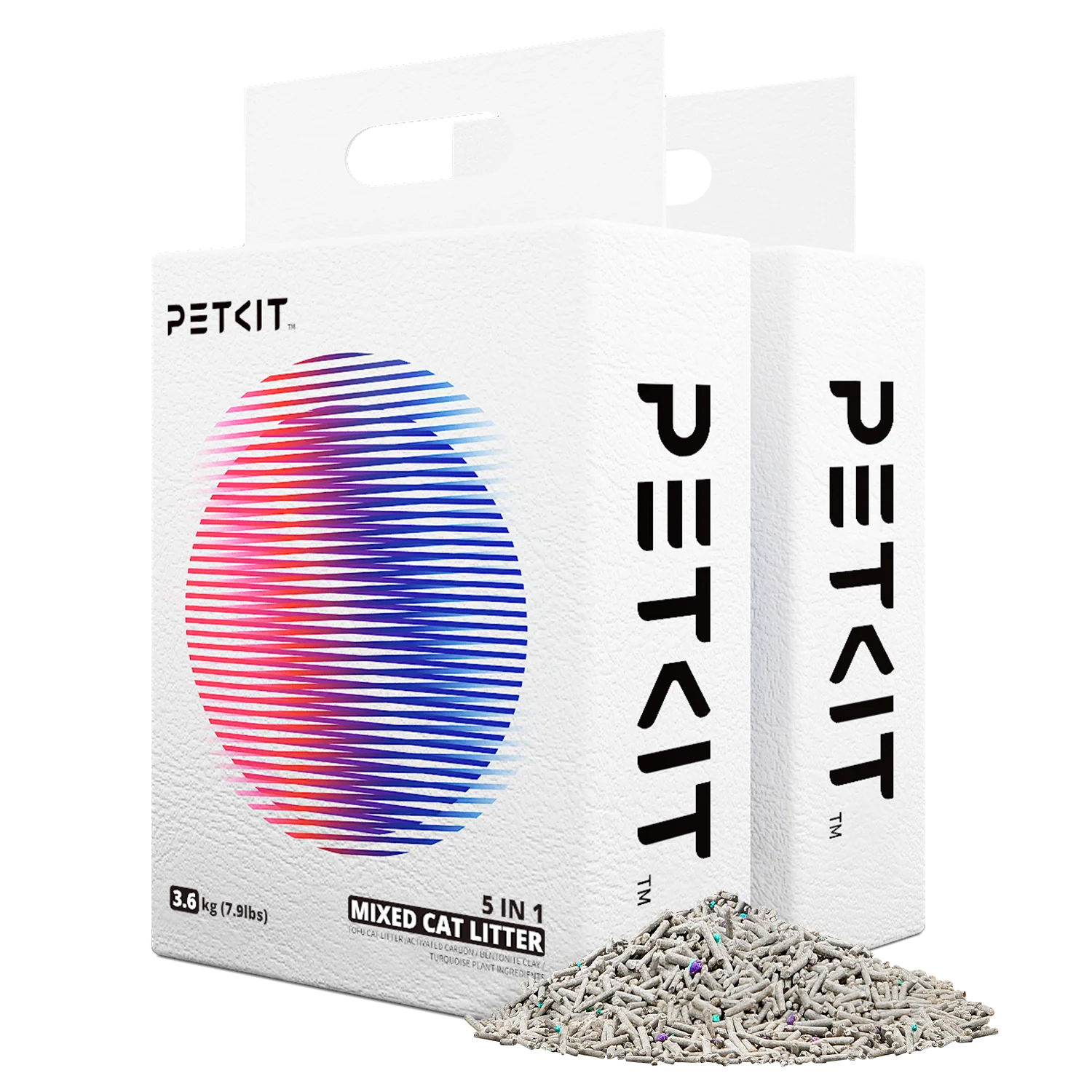 5-in-1 Mixed Cat Litter - 2 Bags