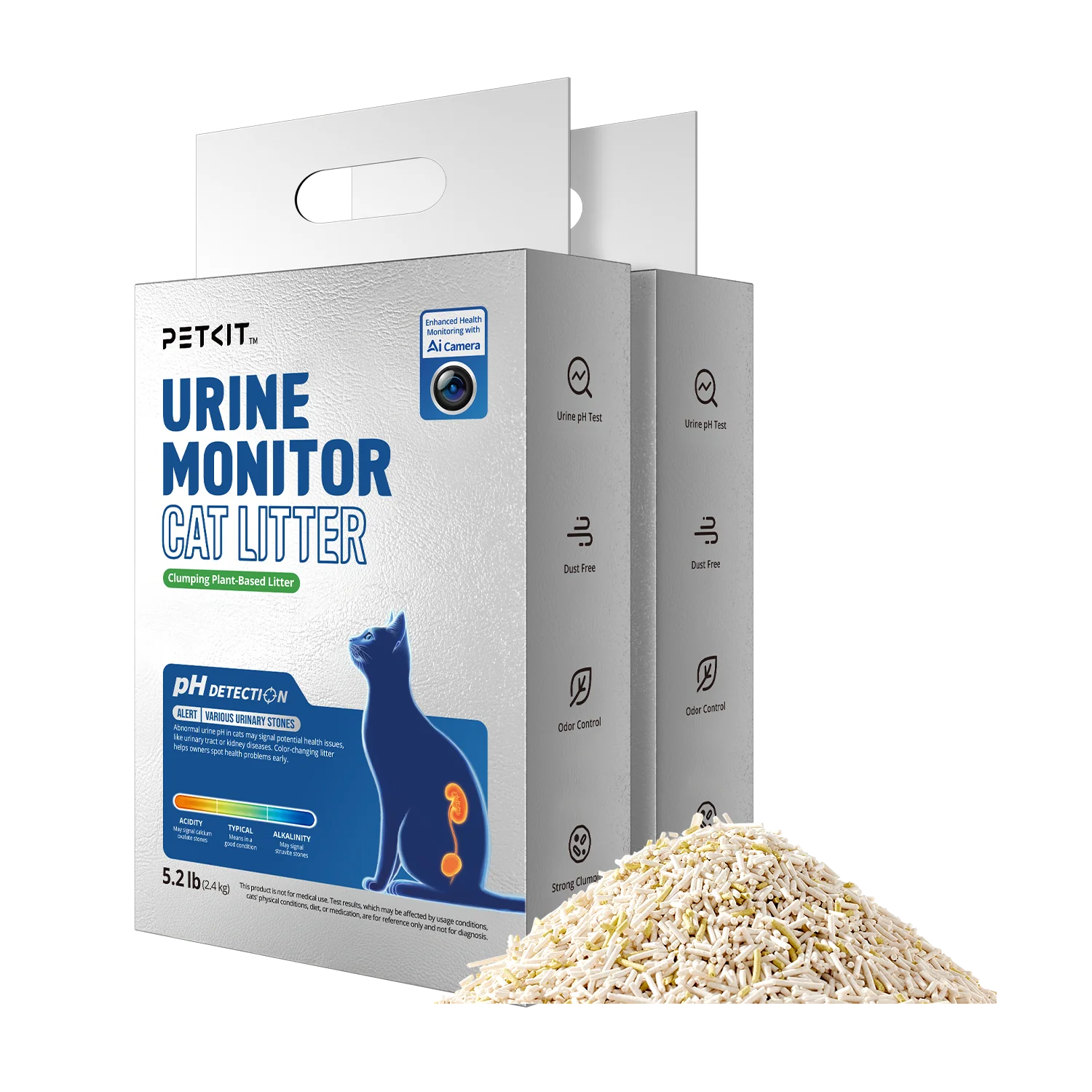 Urine Monitor Cat Litter - 2 Bags