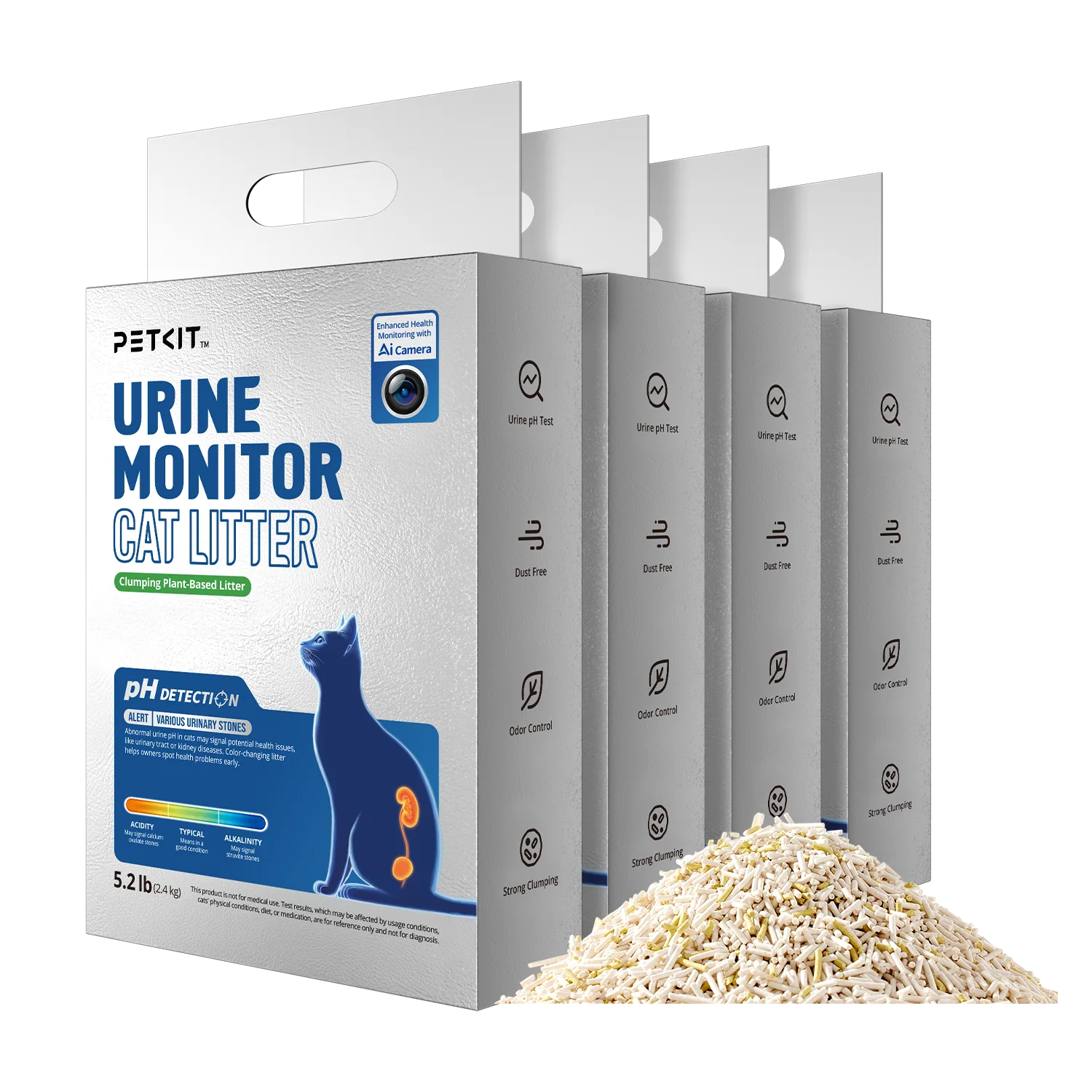 Urine Monitor Cat Litter - 4 Bags